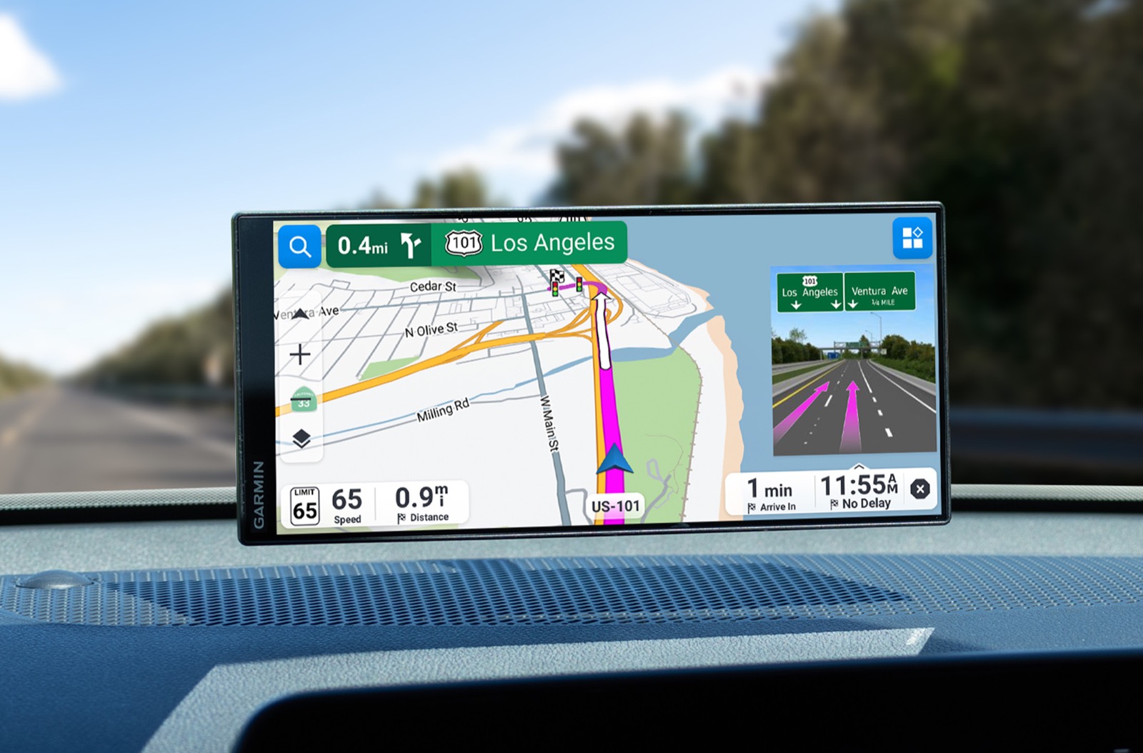Garminが新型GPSナビ「Garmin Drive」を発表、超ワイドディスプレイを採用